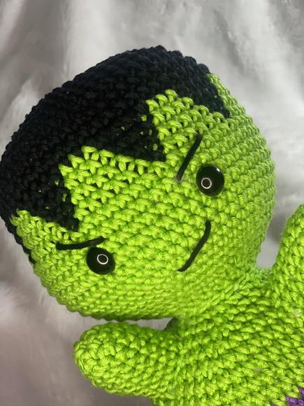 Boneco Hulk Amigurumi