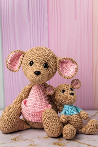 Canguru Amigurumi