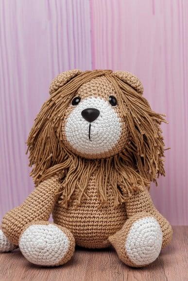 Leão Amigurumi