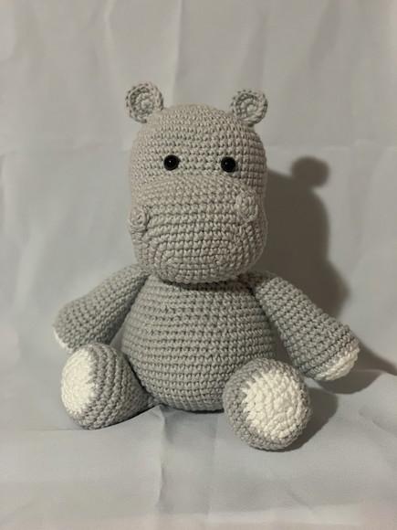 Hipopótamo Amigurumi