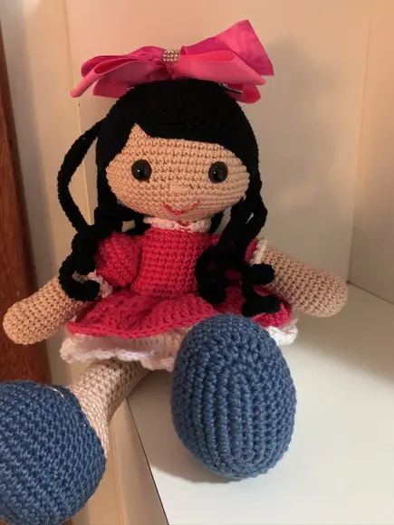 Boneca Maria Amigurumi