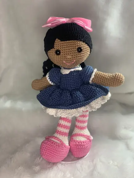 Boneca Maria Amigurumi