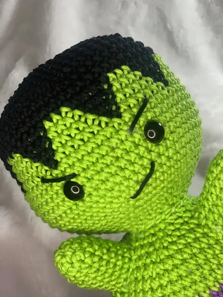 Boneco Hulk Amigurumi