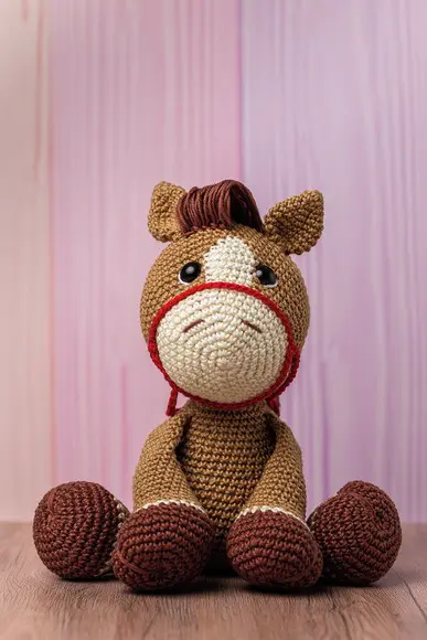 Cavalhinho em Amigurumi