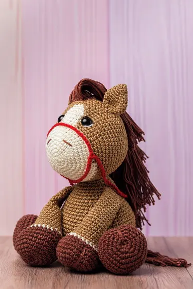 Cavalhinho em Amigurumi