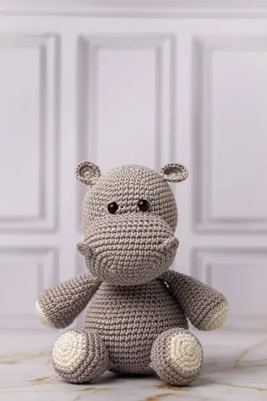 Hipopótamo Amigurumi