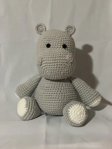 Hipopótamo Amigurumi