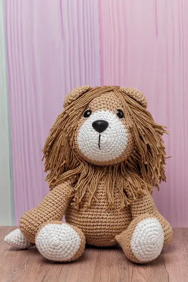 Leão Amigurumi