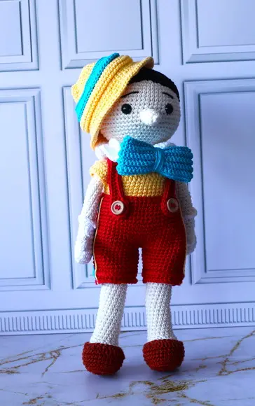 Pinóquio Amigurumi