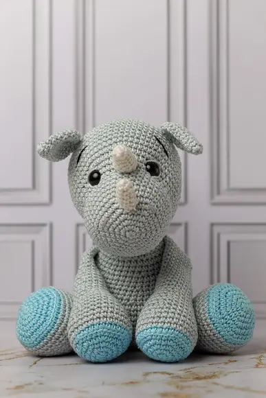 Rinoceronte Amigurumi