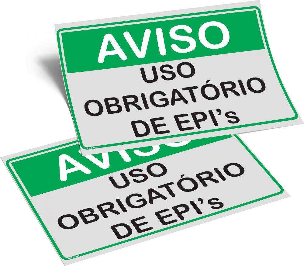 Placa Segurança no Trabalho 30x20x0,1cm