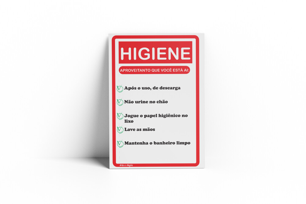 PLACA PARA BANHEIRO 10x15x0,1cm