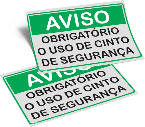 Placa Segurança no Trabalho 30x20x0,1cm