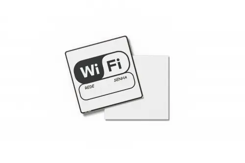 Placa WIFI 20x20x0,1cm