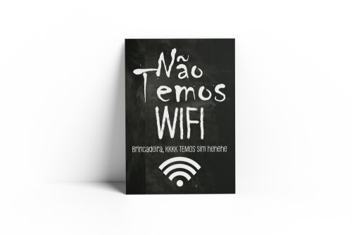 Placa TEMOS WIFI 18x25x0,1cm