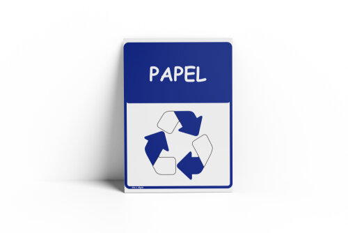 Placa RECICLAGEM 18x25x0,1cm