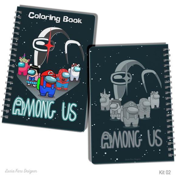 Arquivo Digital Livro de Colorir Among Us