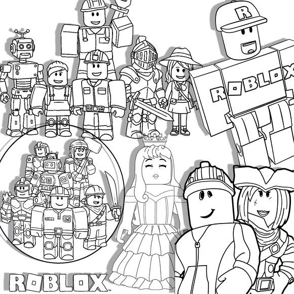 Arquivo Digital Livro de Colorir Roblox