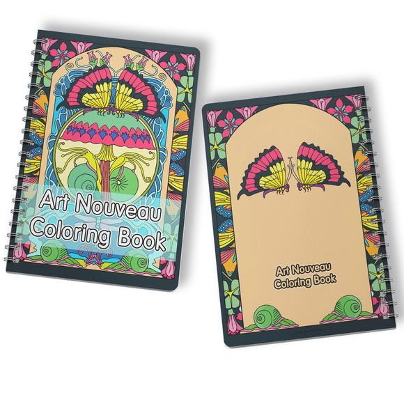 Arquivo Livro de Colorir de Arte Nouveau
