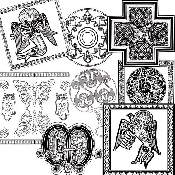 Arquivo Livro de Colorir de Arte Celta