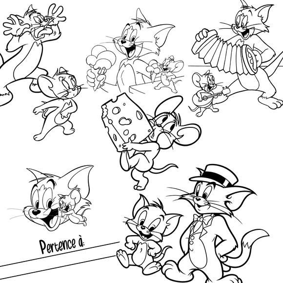 Arquivo Livro de Colorir Tom e Jerry 01