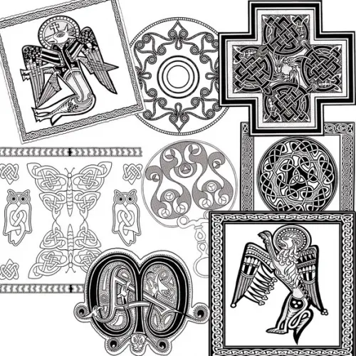 Arquivo Livro de Colorir de Arte Celta