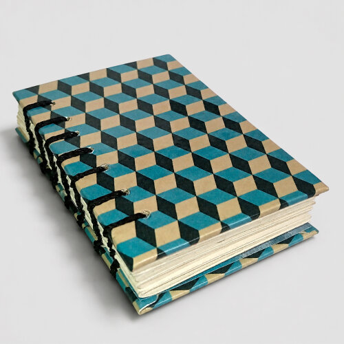 Sketchbook A7 para Desenho Costura Copta 180g/m²