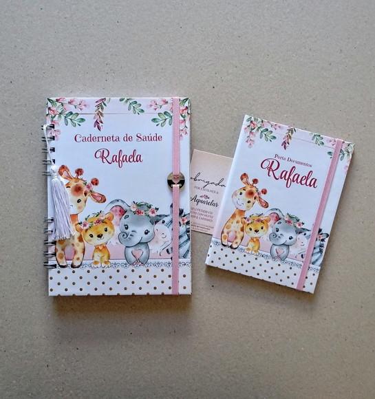 Caderneta de Vacinas Personalizada + Porta Certidão