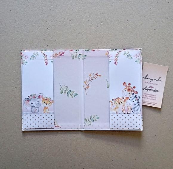 Caderneta de Vacinas Personalizada + Porta Certidão