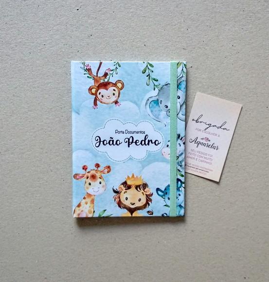 Caderneta de Vacinas Personalizada + Porta Certidão
