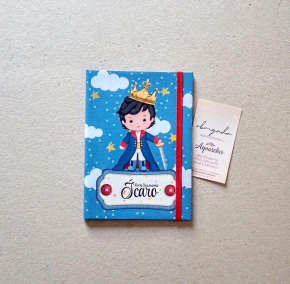 Caderneta de Vacinas Personalizada + Porta Certidão