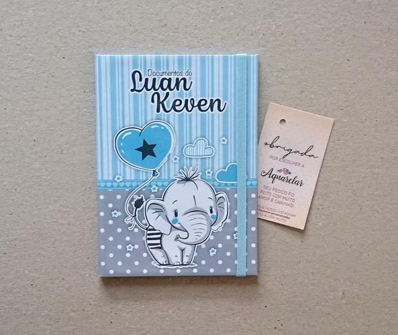 Caderneta de Vacinas Personalizada + Porta Certidão