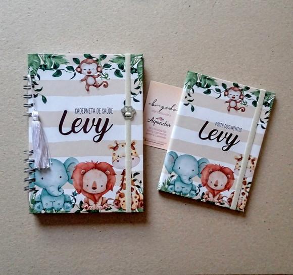 Caderneta de Vacinas Personalizada + Porta Certidão