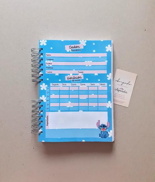 Caderno Escolar Capa Dura Personalizada 10 Matérias