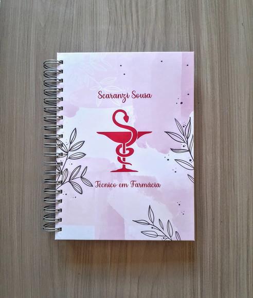 Caderno Escolar Capa Dura Personalizada 10 Matérias