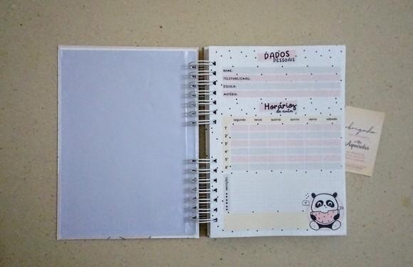 Caderno Escolar Capa Dura Personalizada 10 Matérias