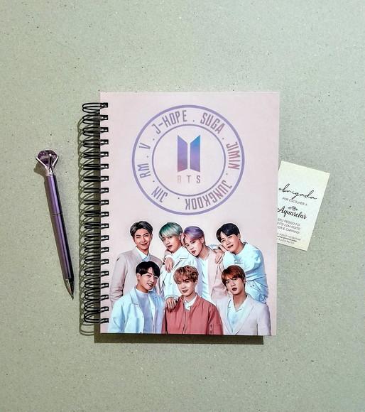 Caderno Escolar Capa Dura Personalizada 100 Folhas
