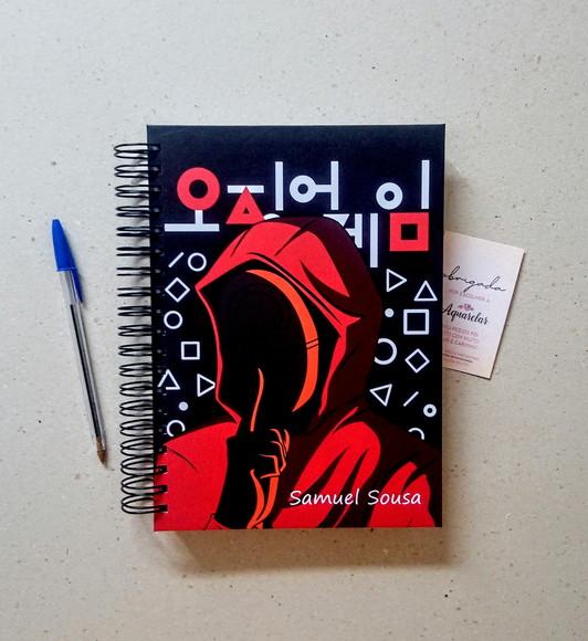 Caderno Escolar Capa Dura Personalizada 100 Folhas