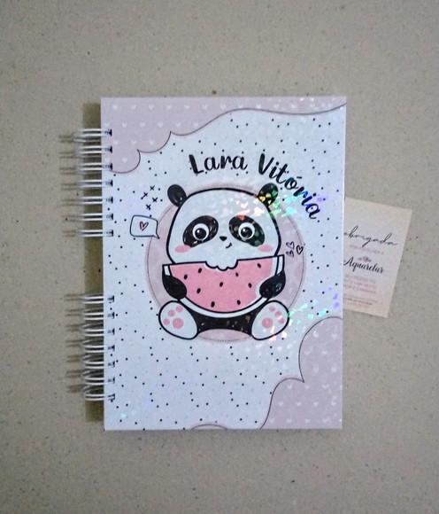 Caderno Escolar Capa Dura Personalizada 100 Folhas