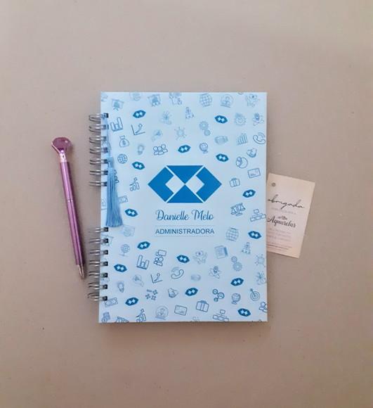 Caderno Escolar Capa Dura Personalizada 8 Matérias