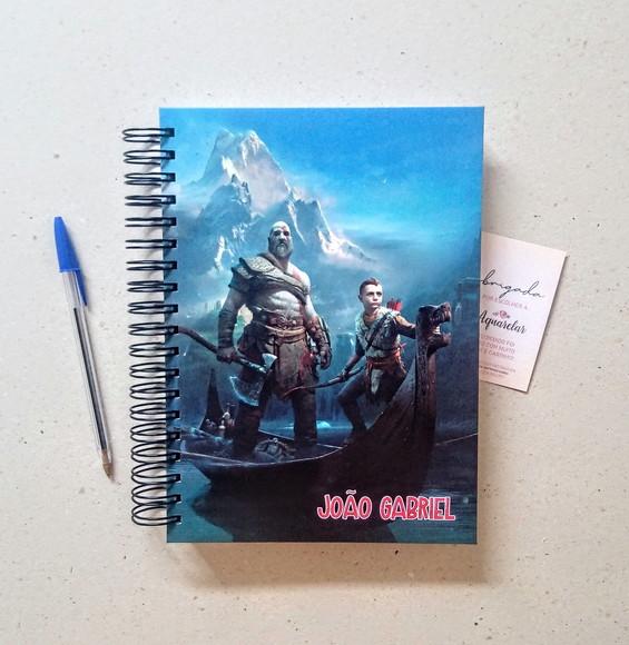 Caderno Escolar Capa Dura Personalizada 8 Matérias