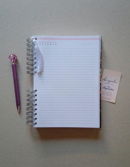 Caderno Escolar Capa Dura Personalizada 8 Matérias