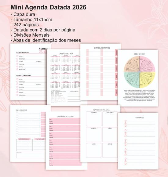Mini Agenda 2026 Personalizada