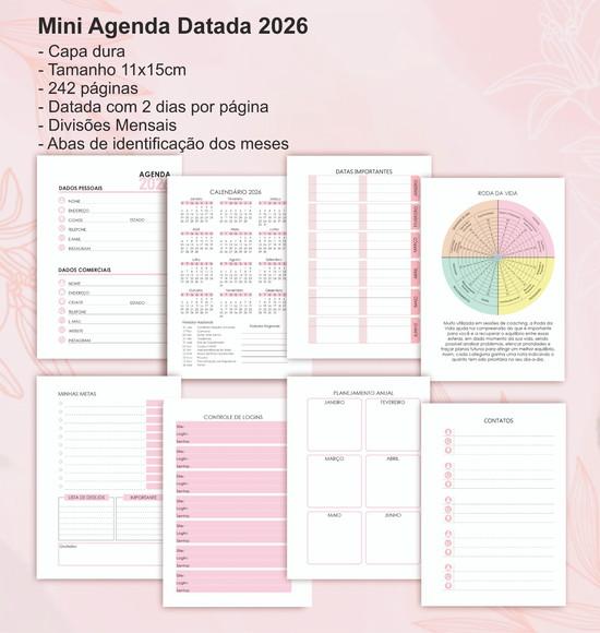 Mini Agenda 2026 Personalizada