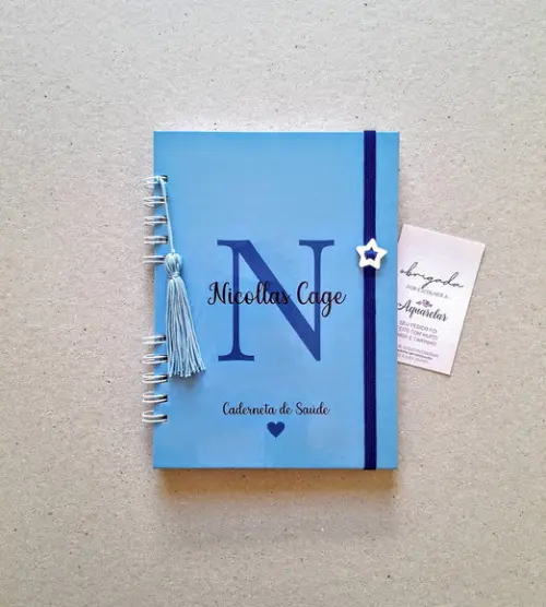 Caderneta de Vacinas Personalizada + Porta Certidão