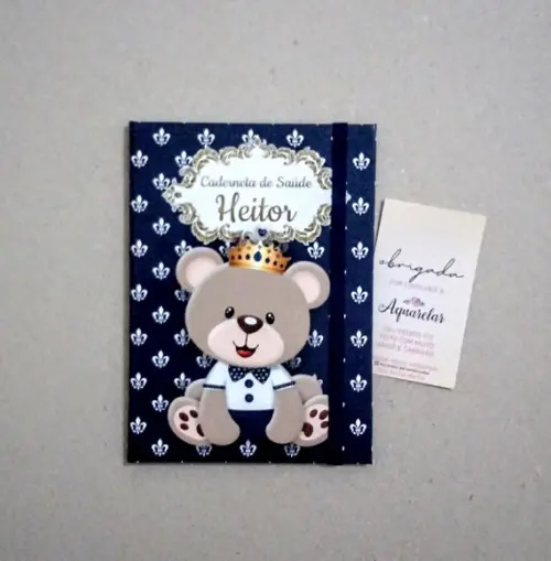Caderneta de Vacinas Personalizada + Porta Certidão