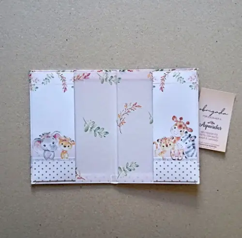 Caderneta de Vacinas Personalizada + Porta Certidão