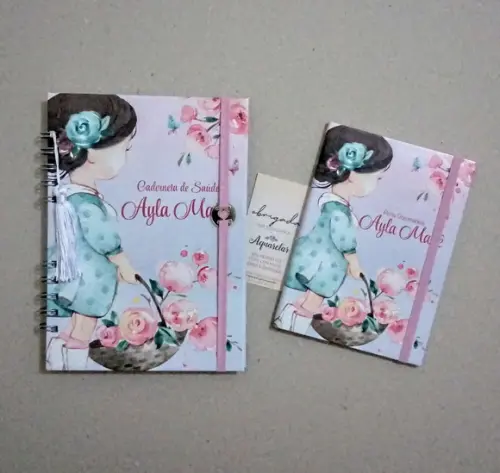 Caderneta de Vacinas Personalizada + Porta Certidão