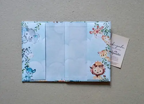 Caderneta de Vacinas Personalizada + Porta Certidão