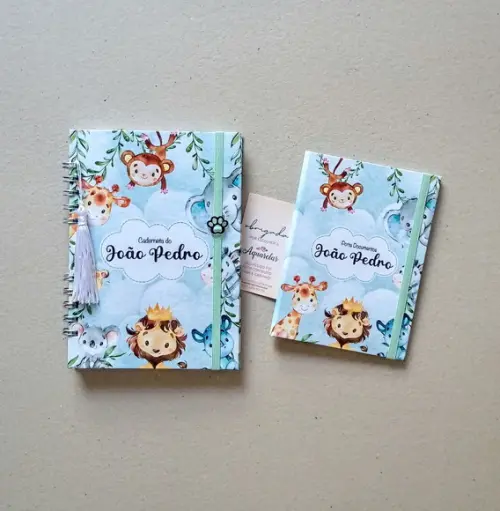 Caderneta de Vacinas Personalizada + Porta Certidão